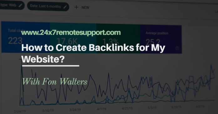how to create backlinks-for my website