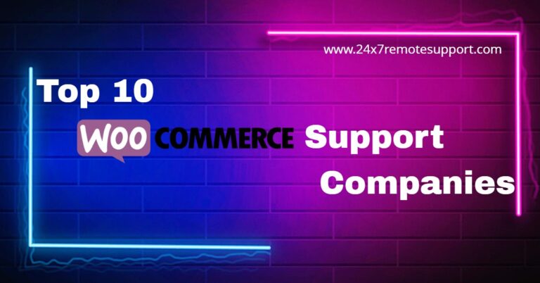 Top 10 Woocommerce Support Companies in 2024